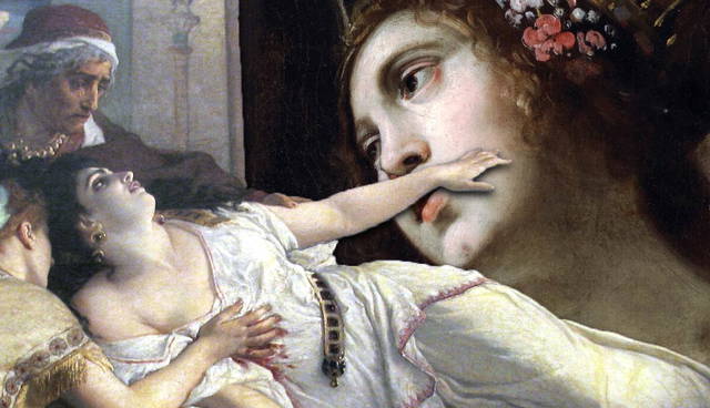 collage of two classical paintings