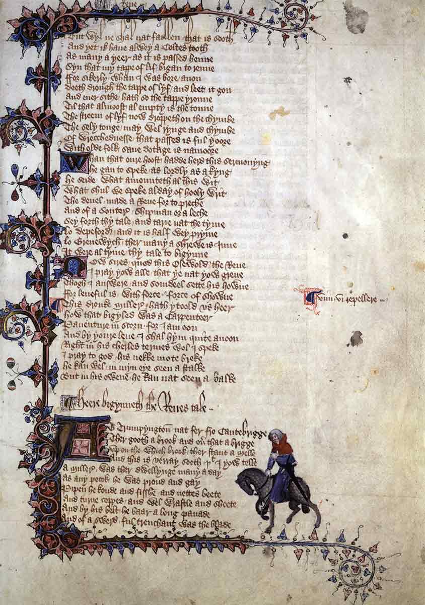 reeve chaucer ellesmere