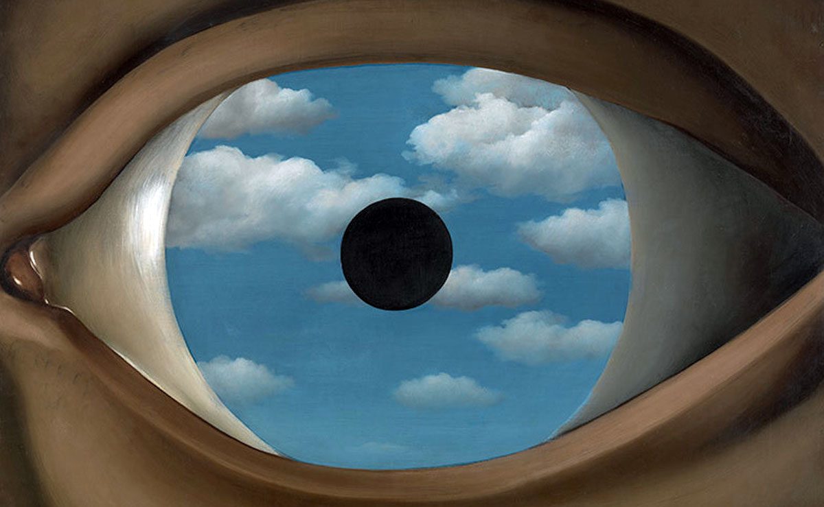 rene magritte false mirror painting
