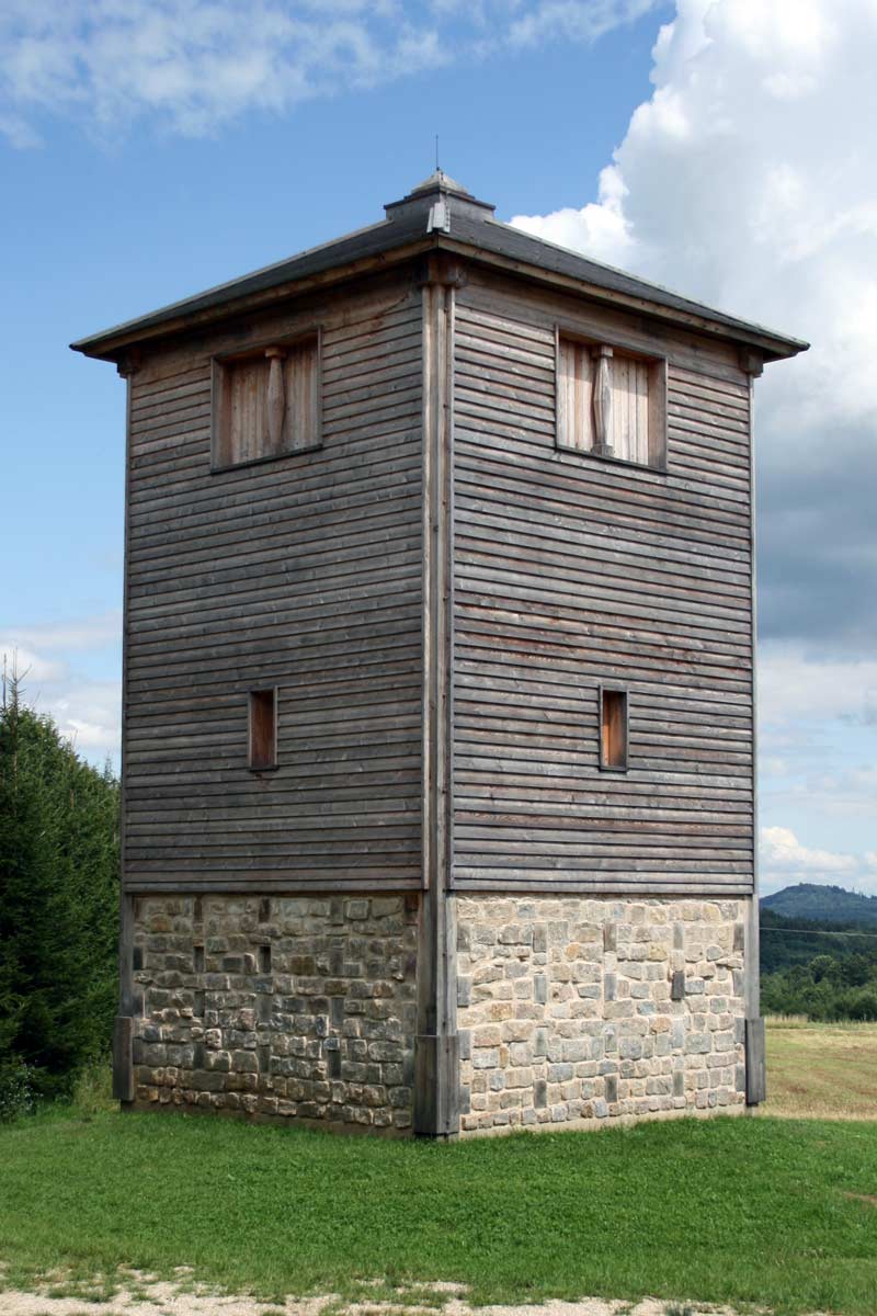roman watch tower reconstruction