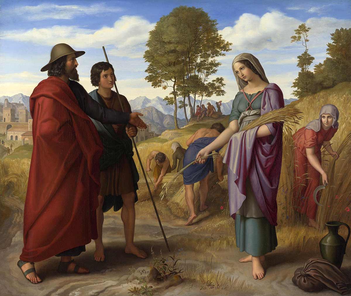 ruth in field jesus genealogy