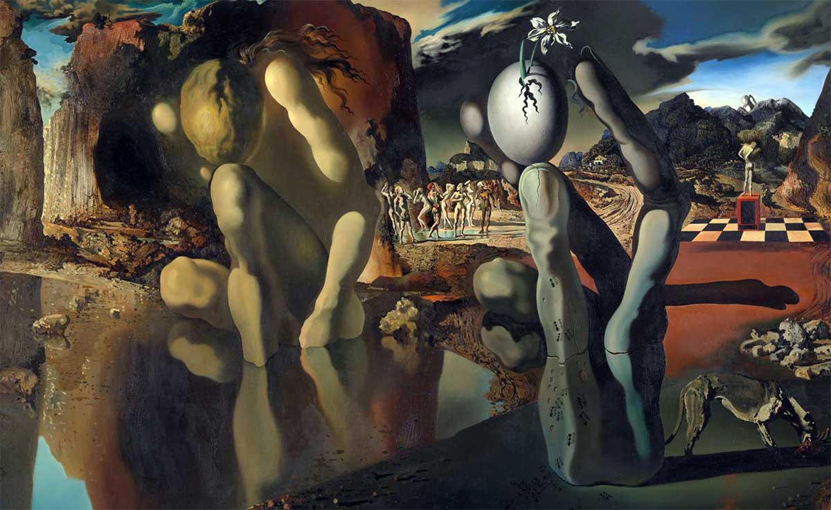salvador dali metamorphosis painting