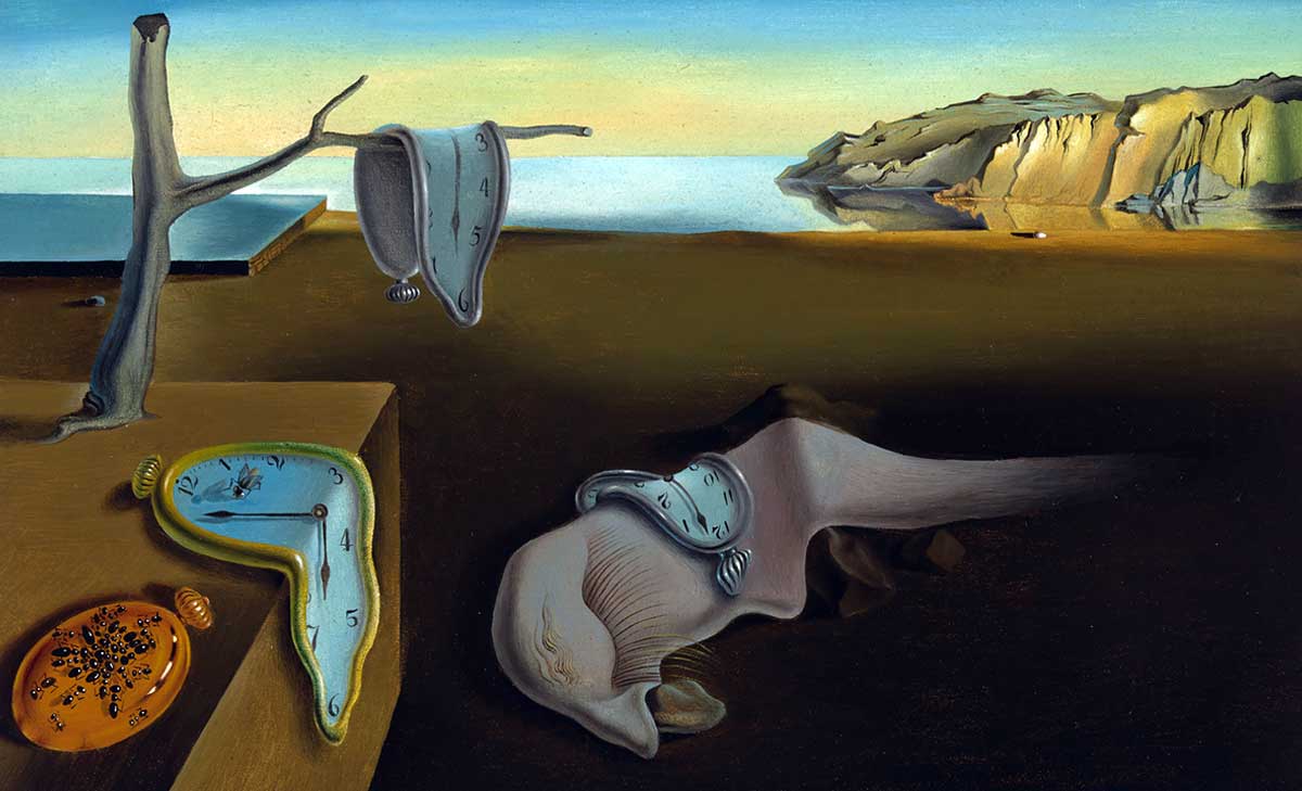 salvador dali persistence of memory painting