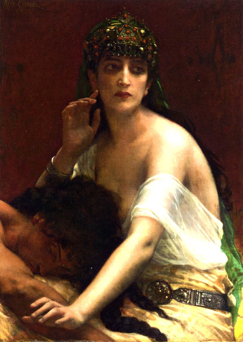 samson and delilah cabanel women in the bible