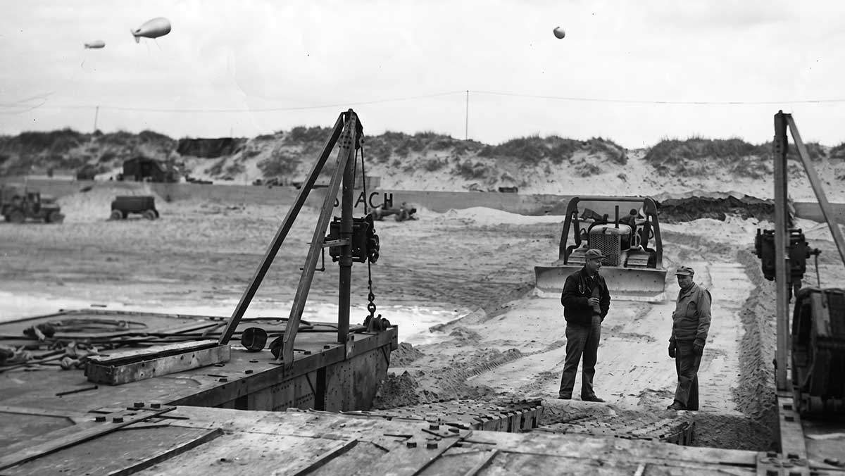 seabees offramp d day