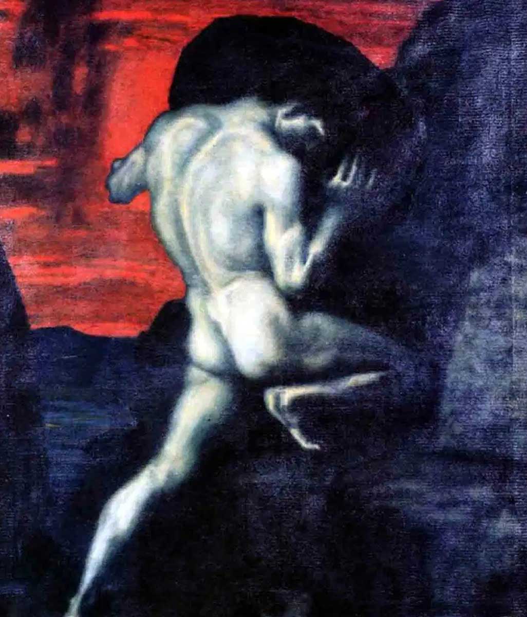 sisyphus franz von stuck painting