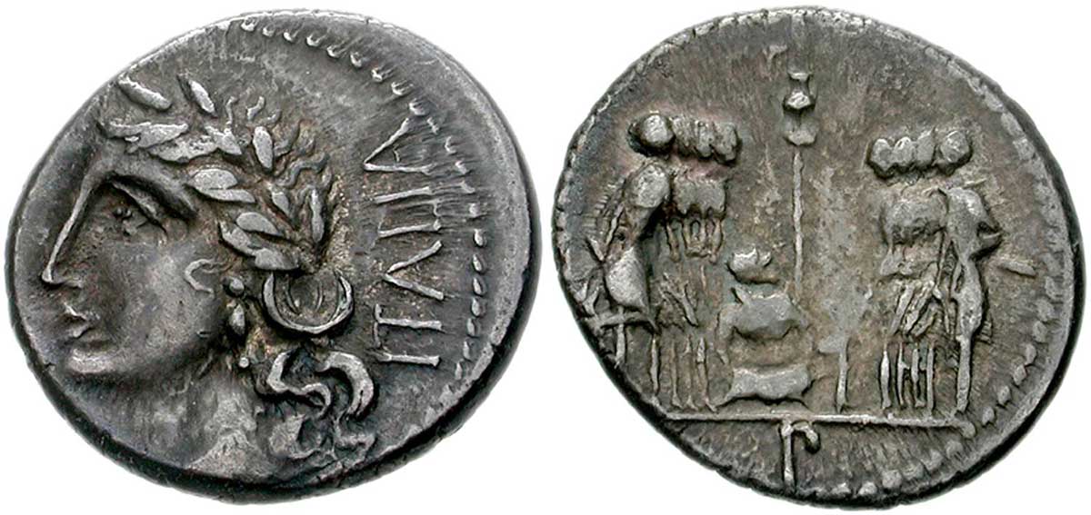 social war Italian coin