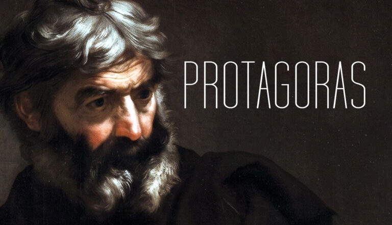Portrait of the philosopher Protagoras