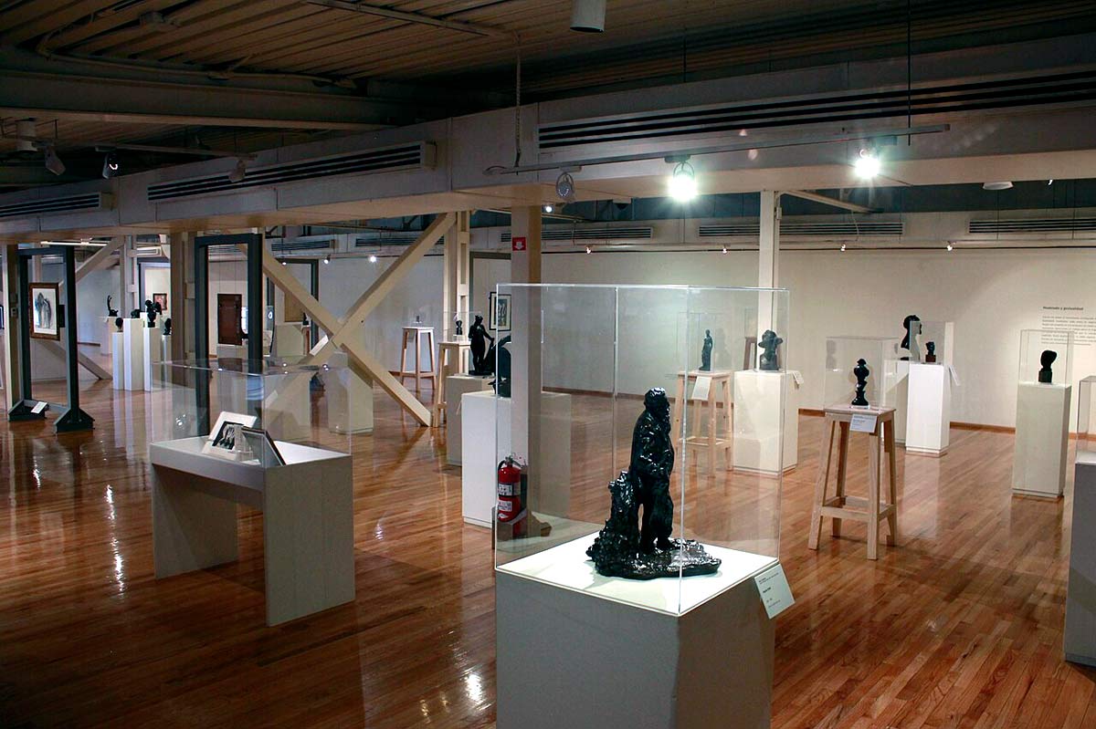 soumaya museum mexico interior display cases