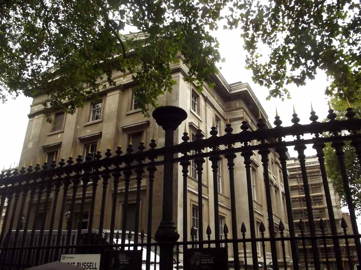 south facade fence british museum