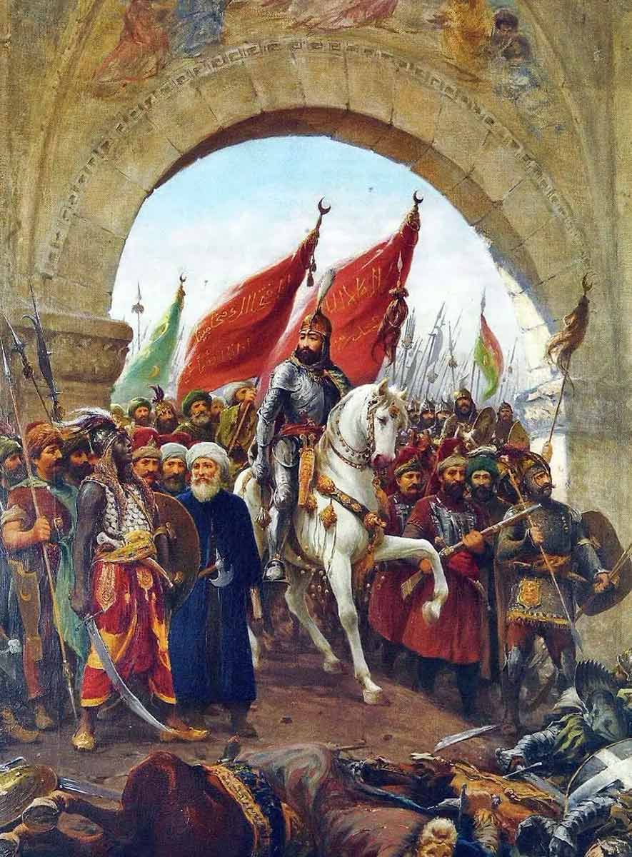 sultan mehmed second enters constantinople