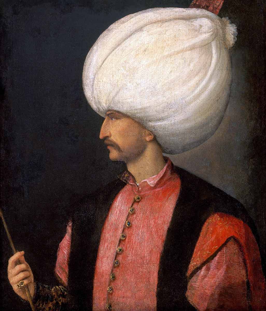 sultan suleiman first profile painting titian
