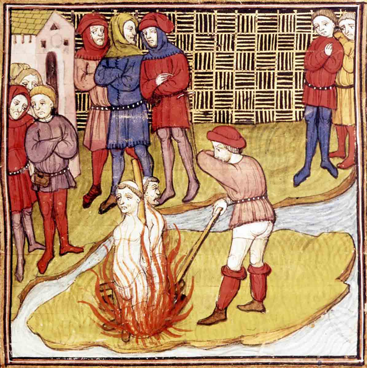 templars bruning medieval execution methods