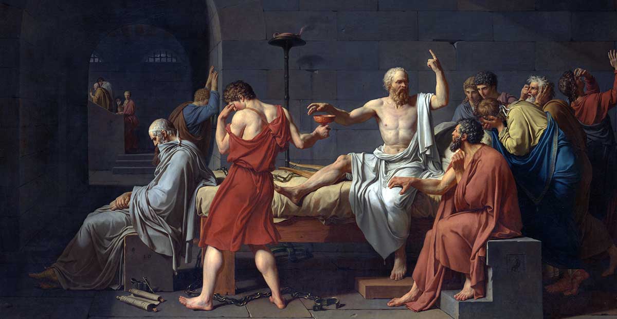 the death of socrates