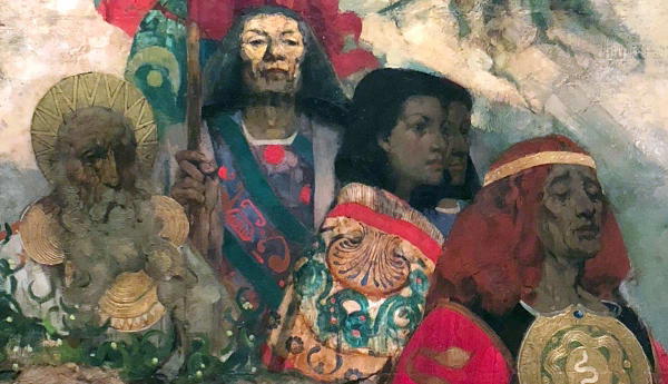 the druids Mistletoe painting