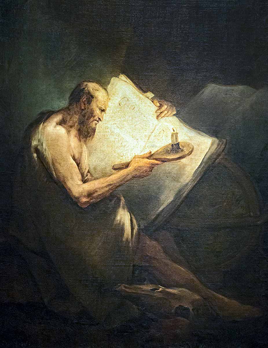 the philosopher pythagoras pietro longhi painting