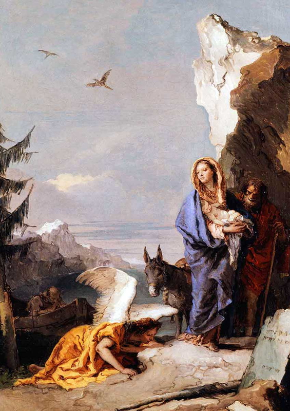 tiepolo flight to egypt painting