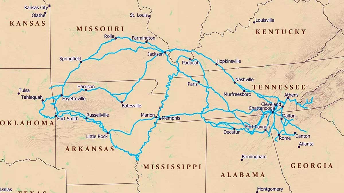 trail of tears national historic trails