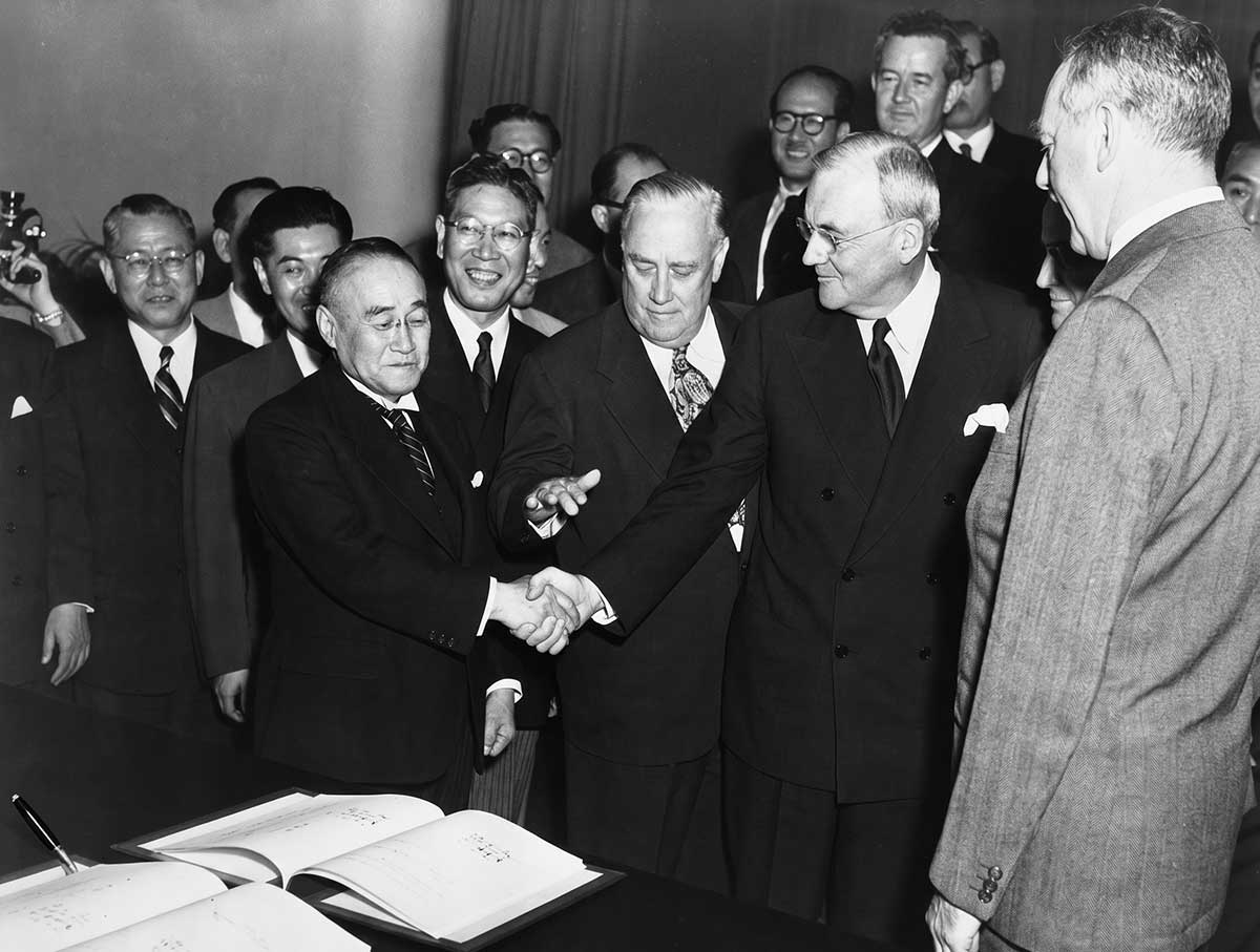 treaty signing san francisco