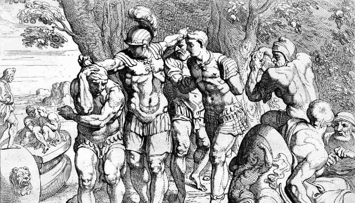 ulysses lotus eaters engraving