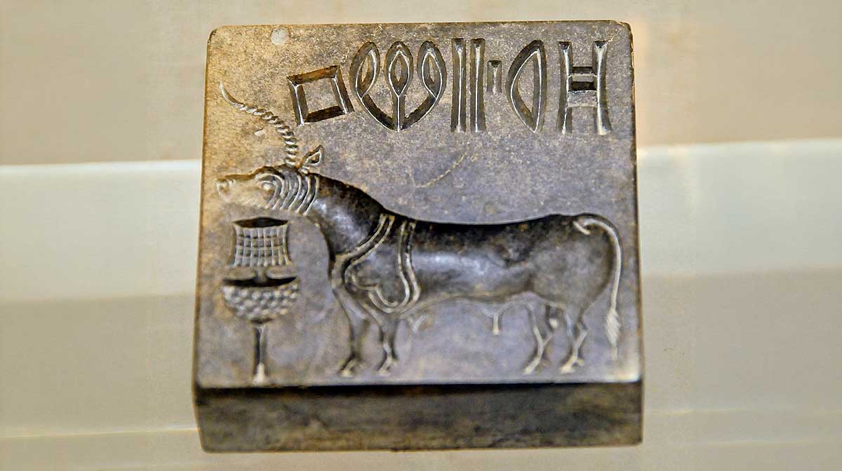 unicorn seal indus river valley civilization