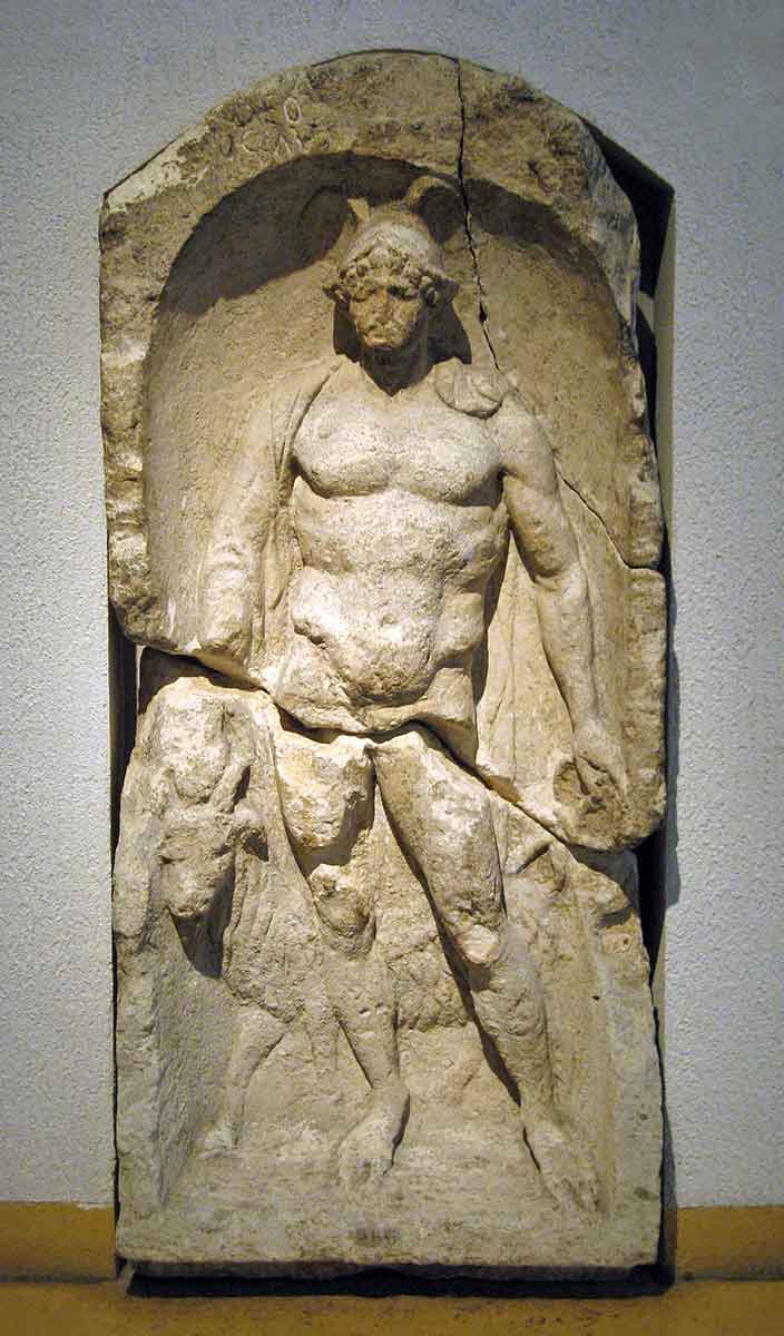 votive relief mercury lugdunum