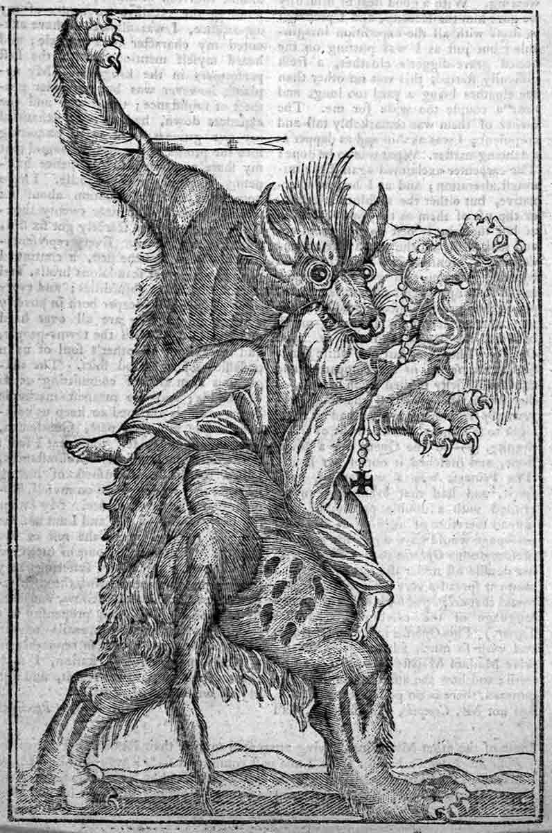 werewolf beast devouring woman louisiana bayou monsters