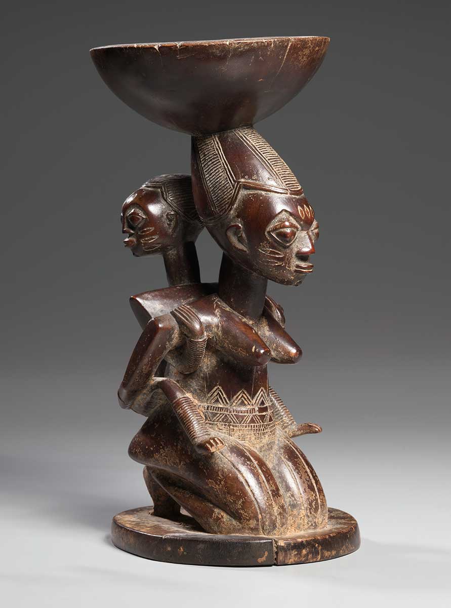 yoruba agere ifa divination vessel