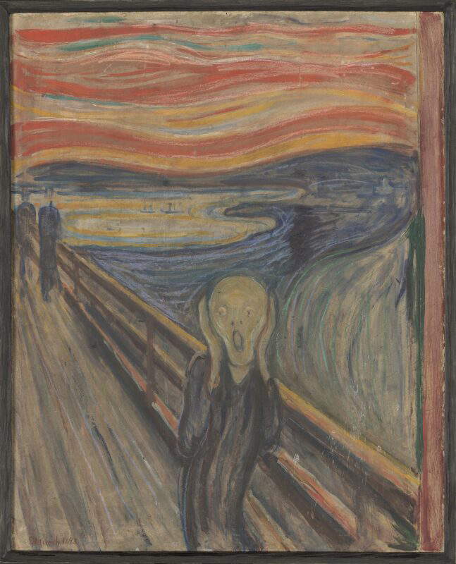 Edvard Munch, The Scream, painting
