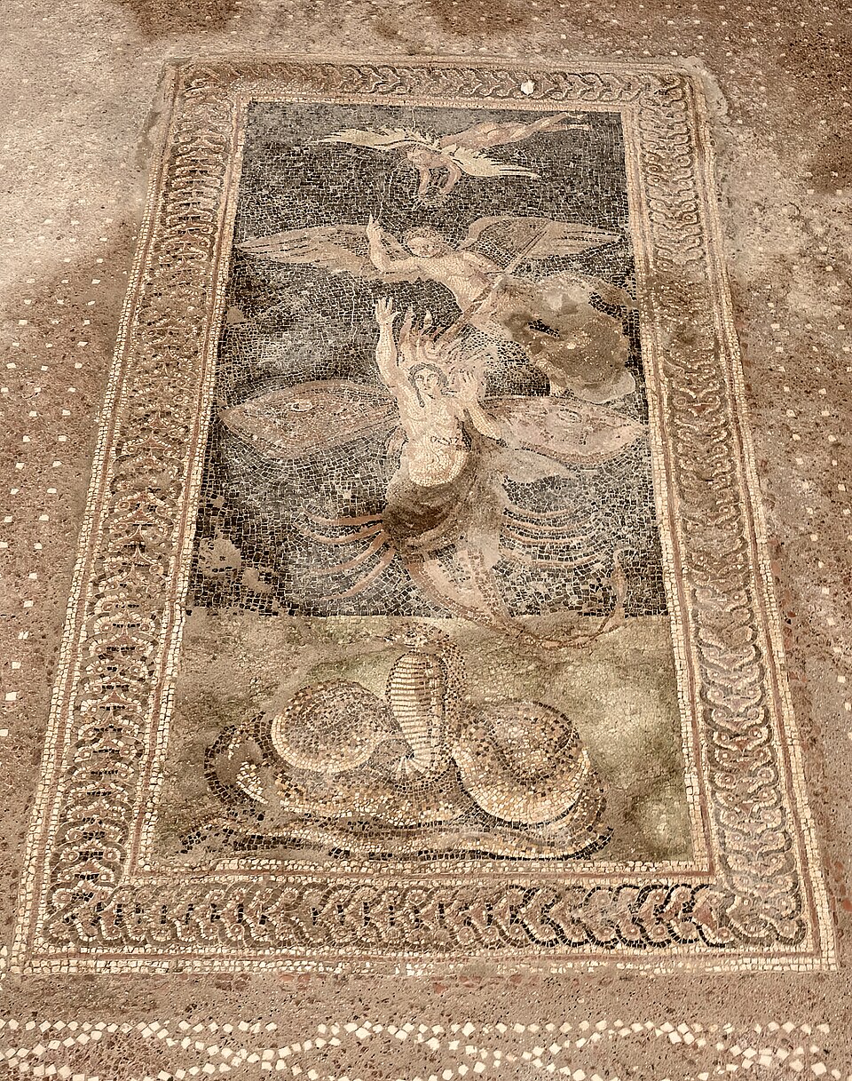 Orion Mosaic, House of Orion, Pompeii, c. 1st century BC. Source: Wikimedia Commons