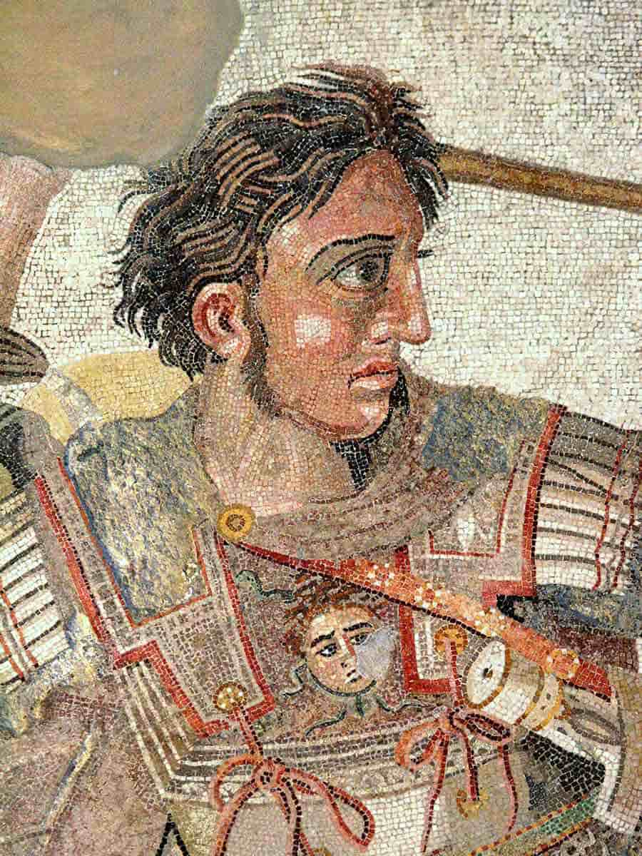 alexander the great mosaic mount athos