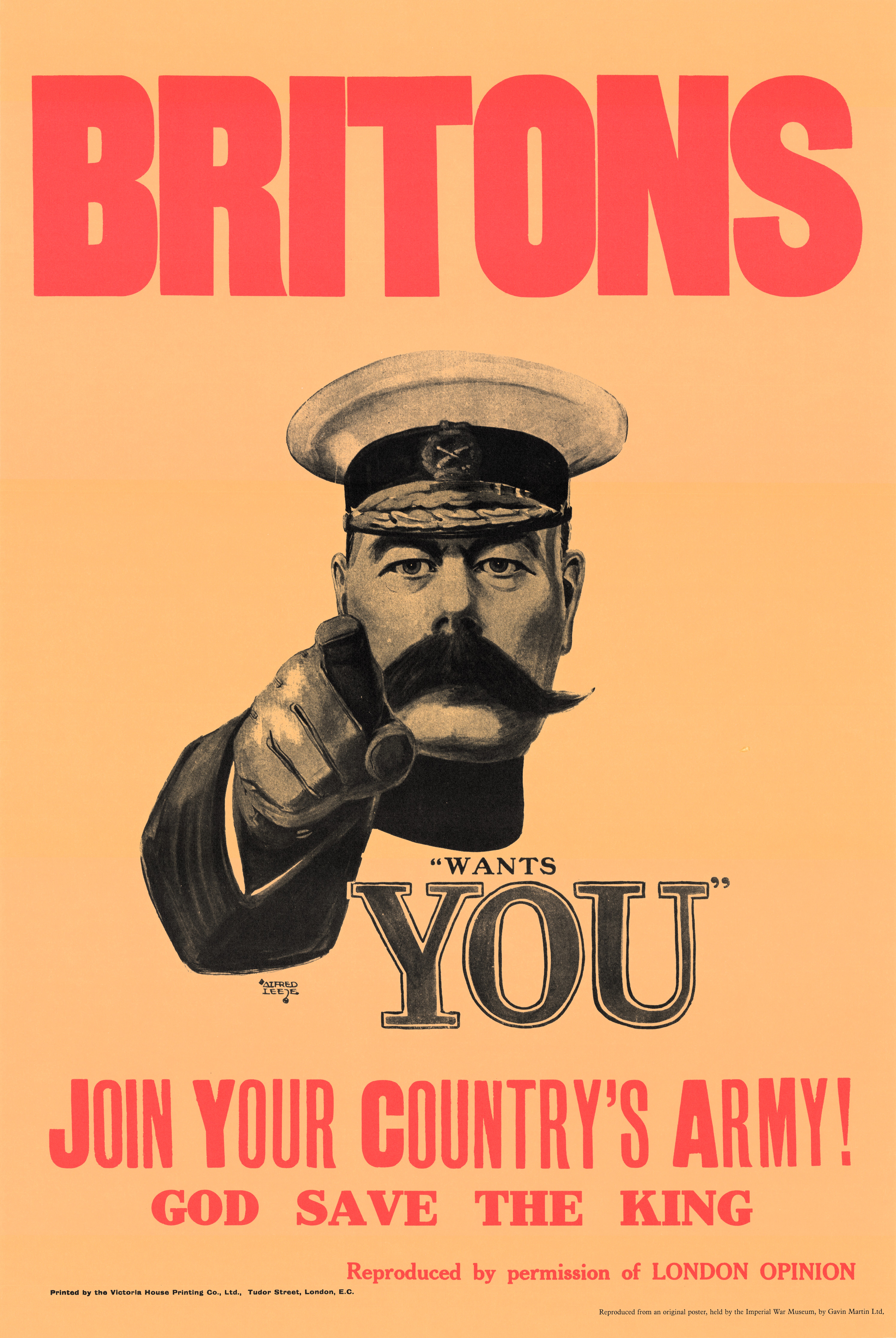 alfred leete britons poster