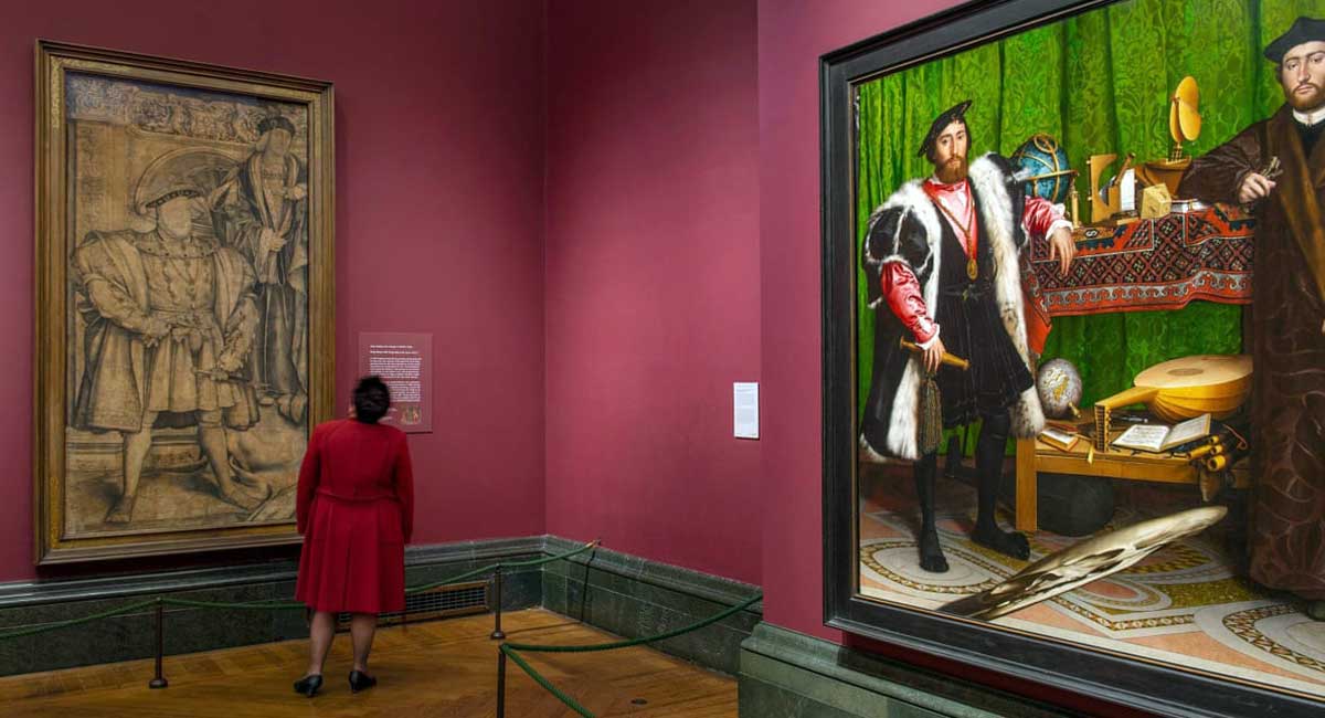 ambassadors holbein portrait national gallery london
