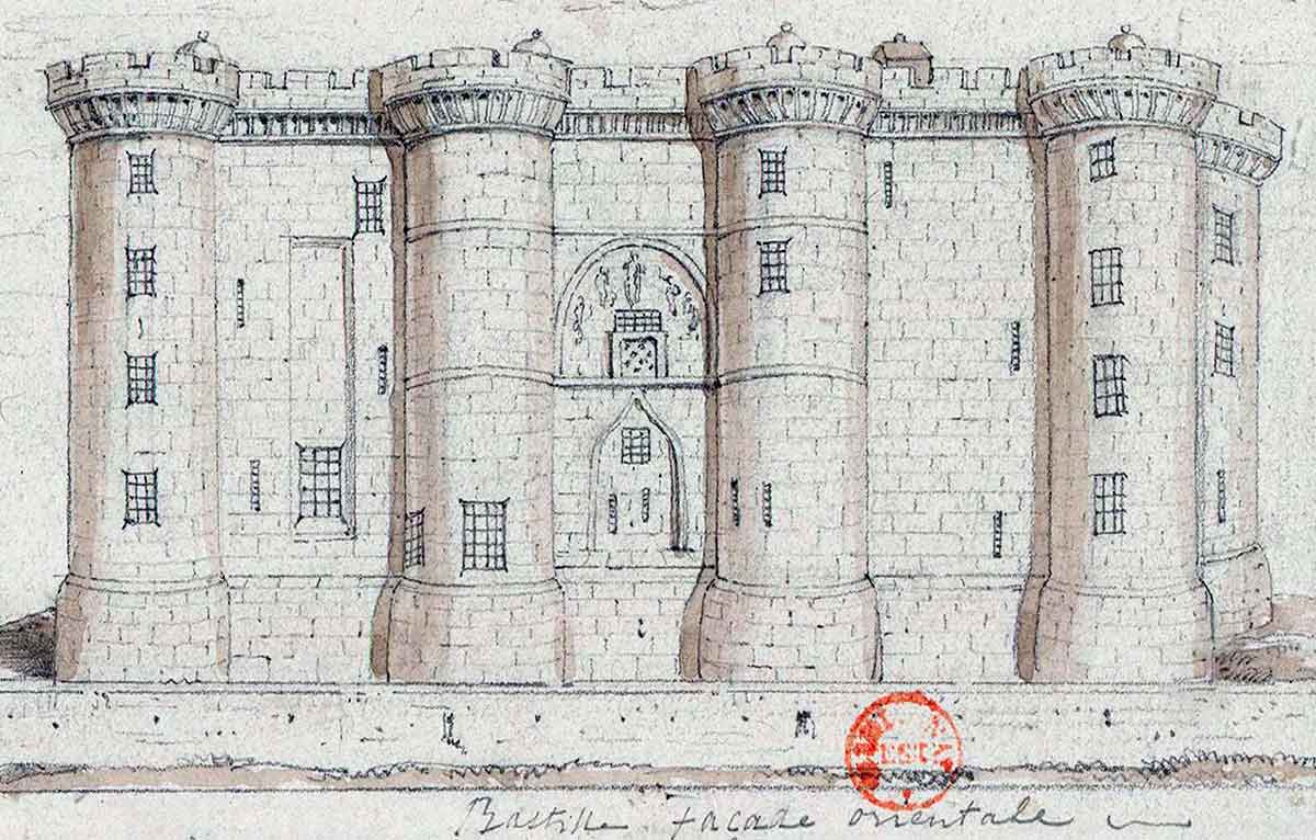 bastille exterior eastern facade