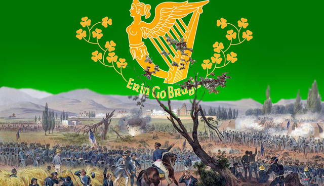 battle flag header st patricks