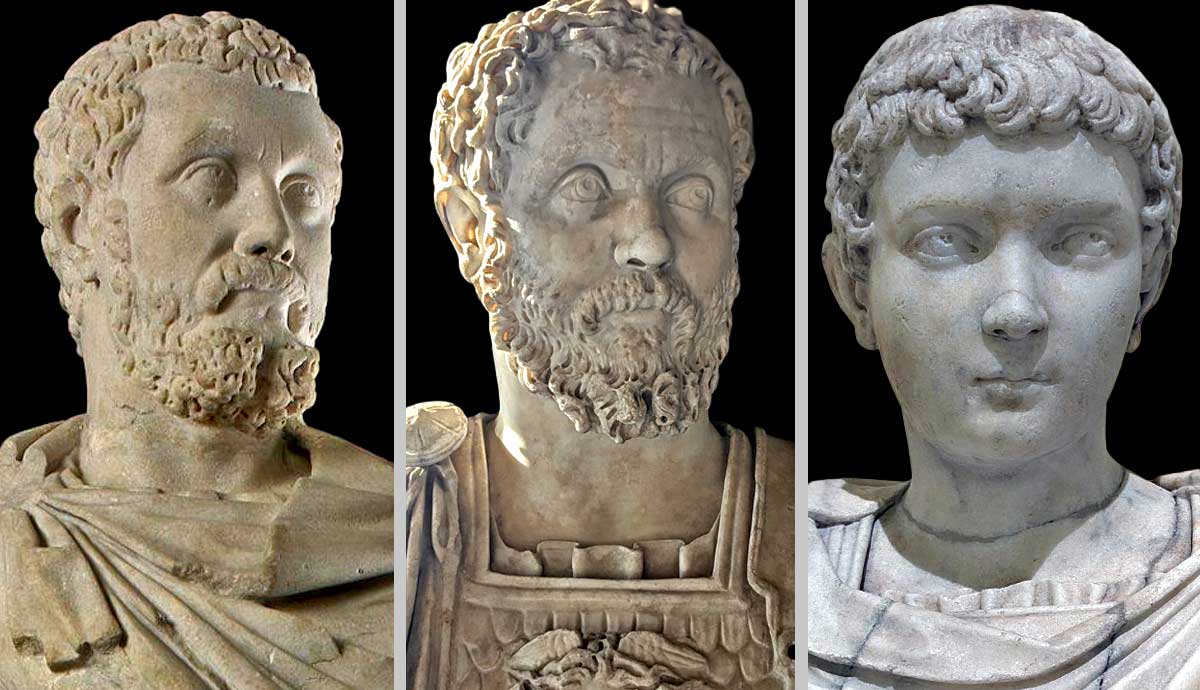 Three Roman Emperors, battle lugdunum, largest battle roman history