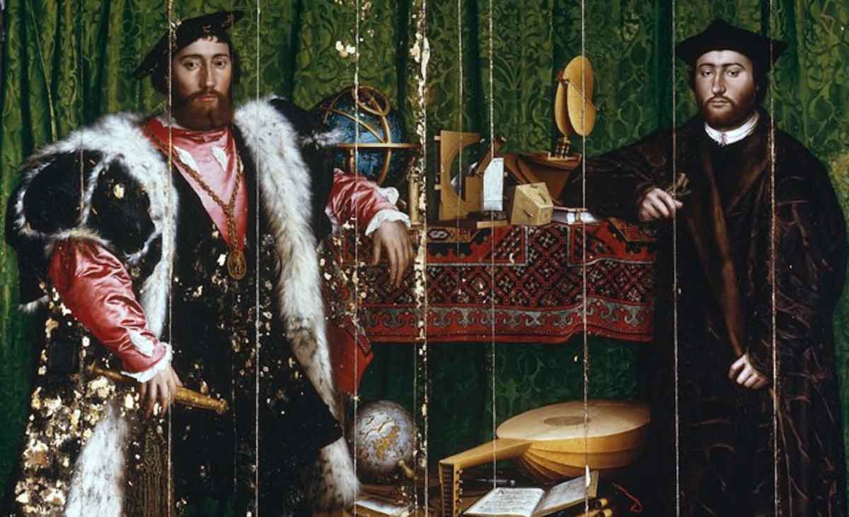 before restoration ambassadors holbein cleaning