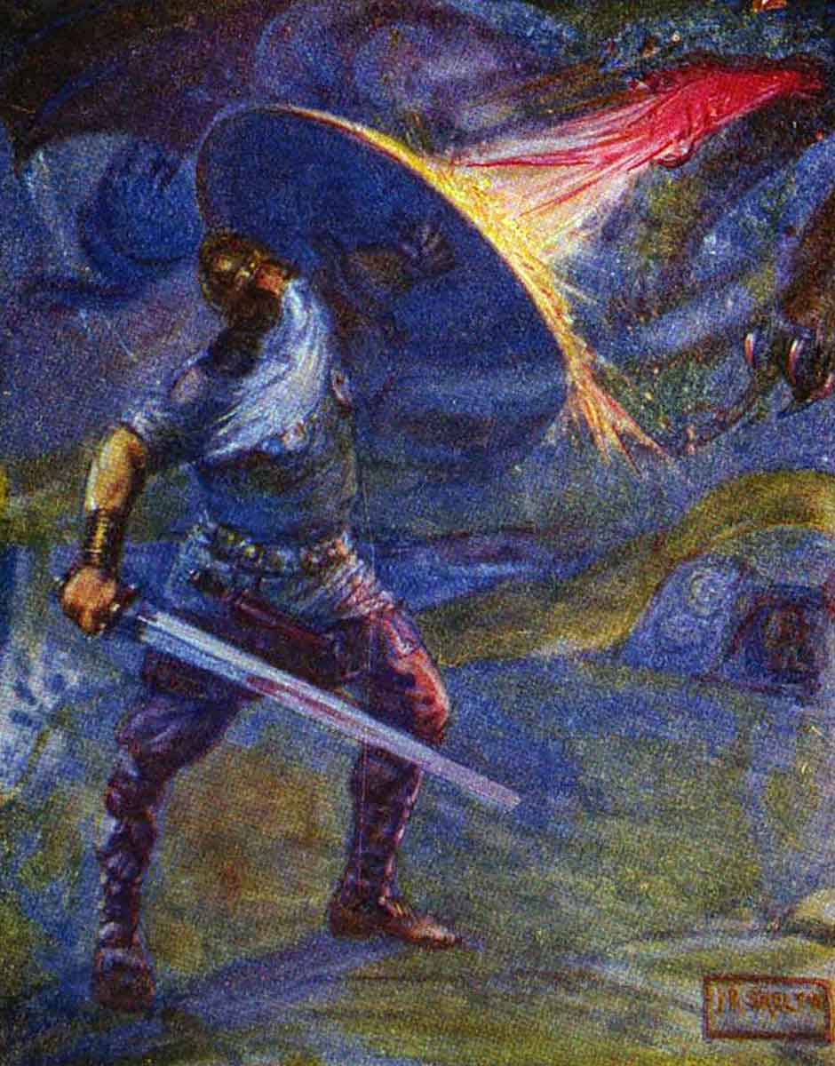 beowulf and dragon