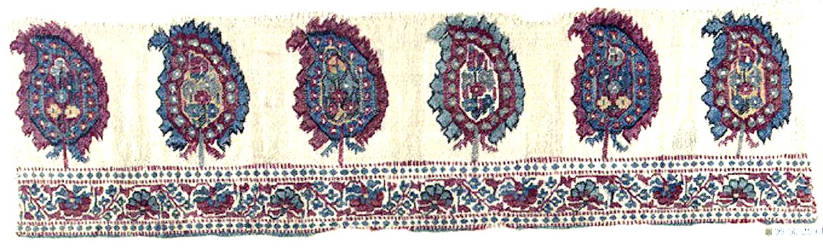 buta cashemre shawl border