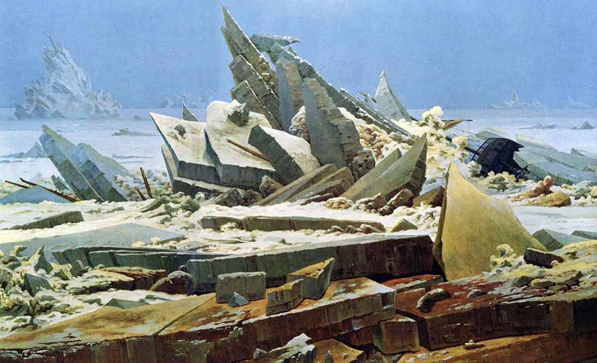 caspar david friedrich sea of ice painting