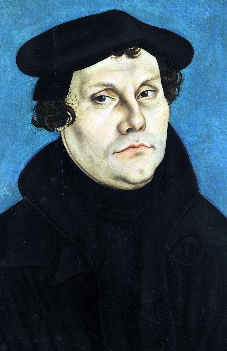 cranach the elder martin luther portrait
