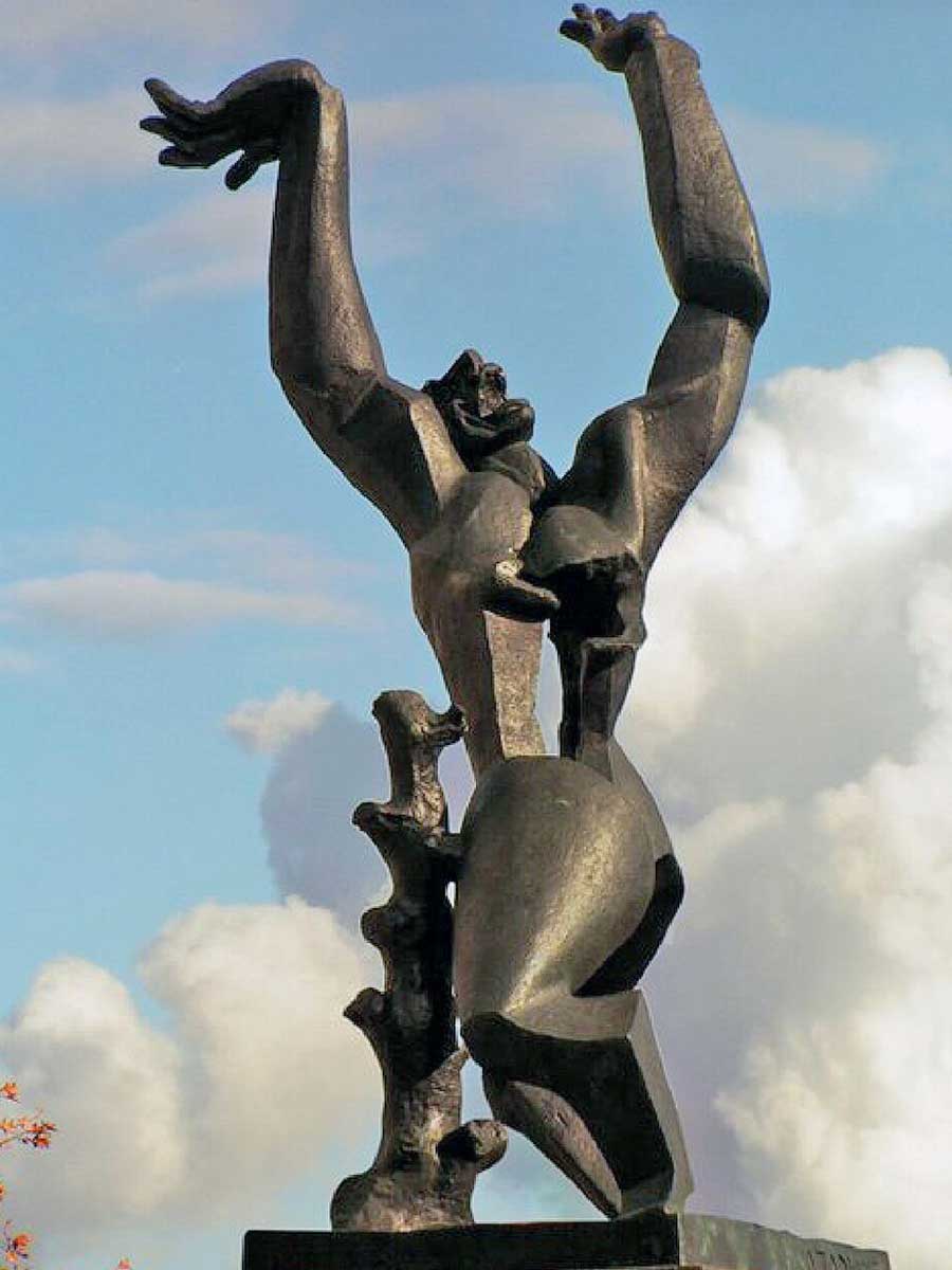 destroyed city zadkine paris museums