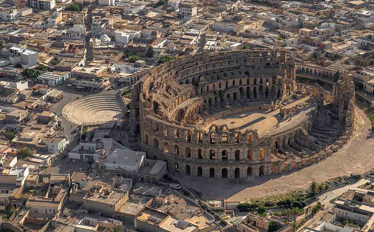 el jem amphitheater tunisia ancient rome