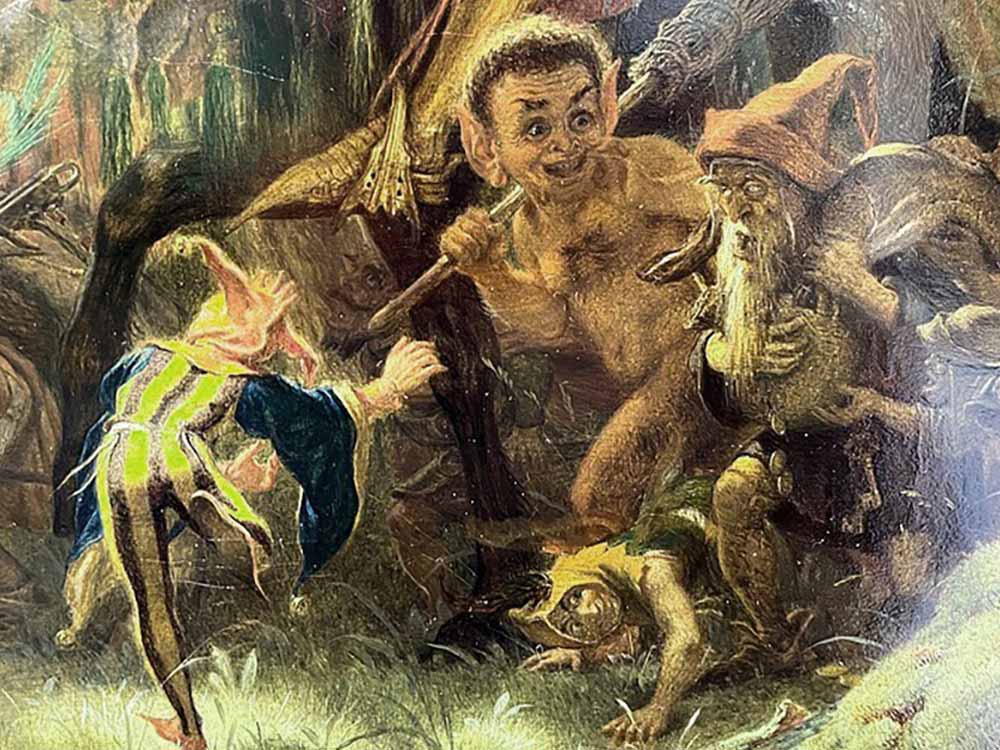 joseph noel paton the fairy raid detail