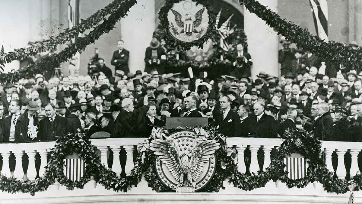fdr 1st inauguration