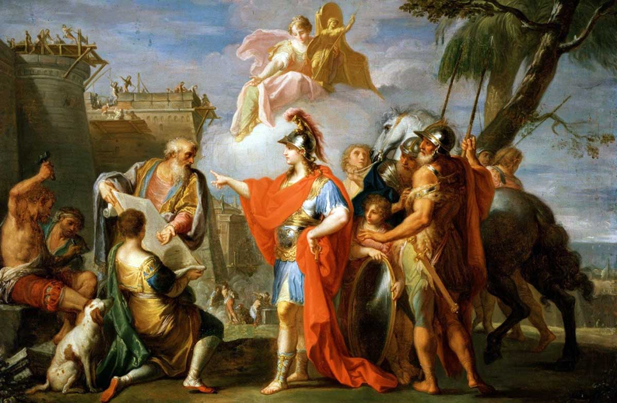 founding alexandria painting