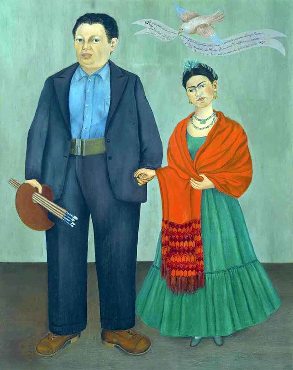 frida kahlo frieda and diego rivera painting