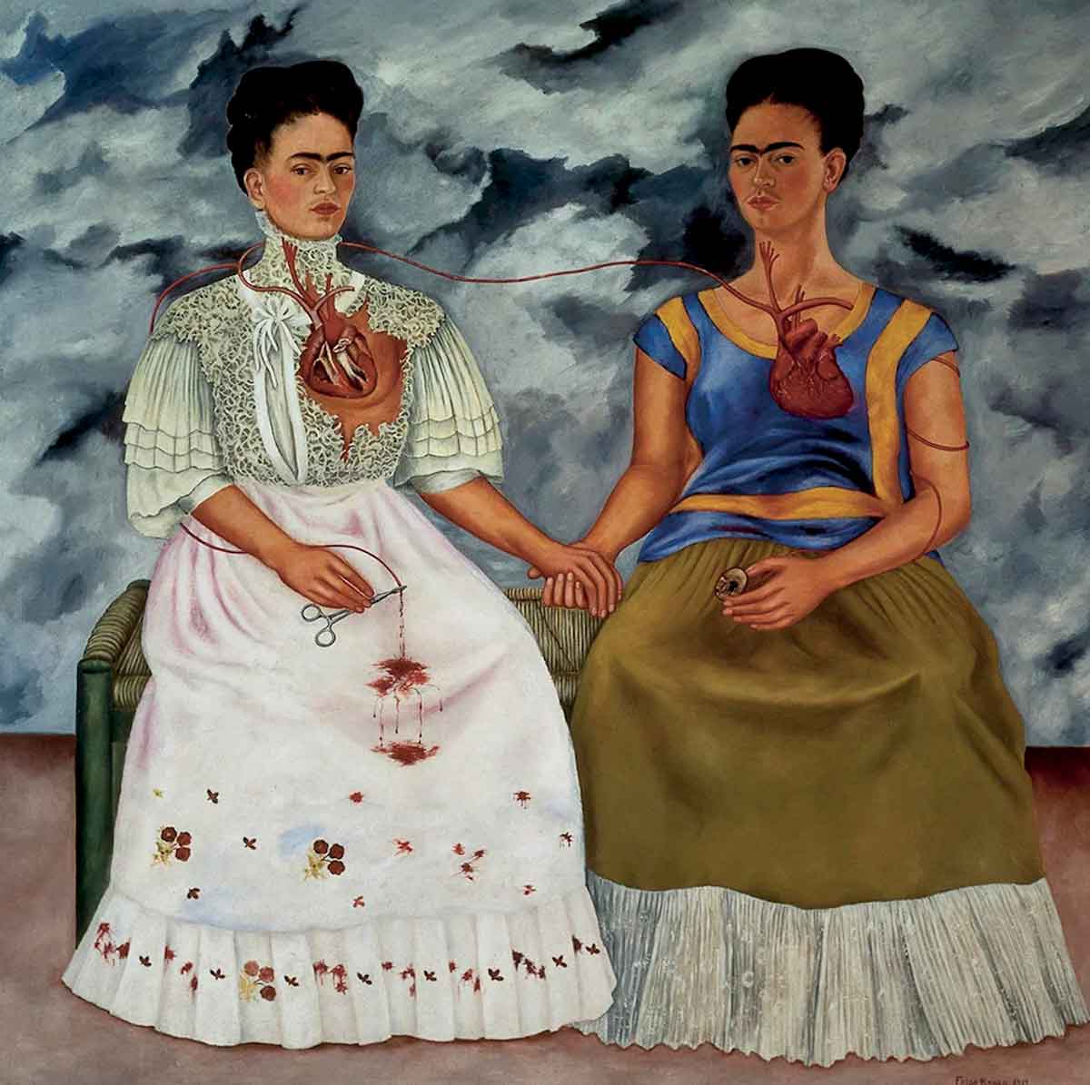frida kahlo two fridas painting