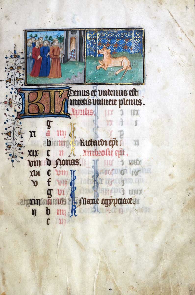 grey book of hours april