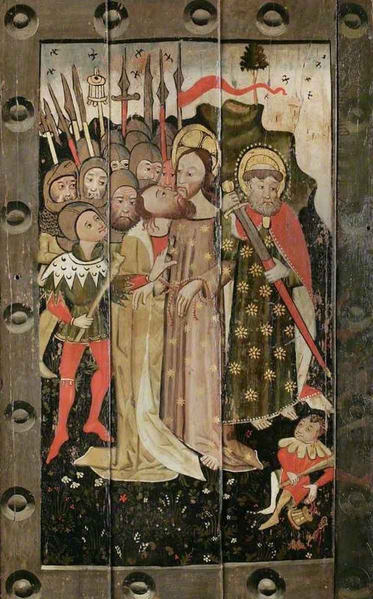 kiss of judas mural recycled reformation